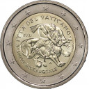 2010 - 2 euro Busta Filatelico Numismatica VATICANO FDC Anno Sacerdotale 